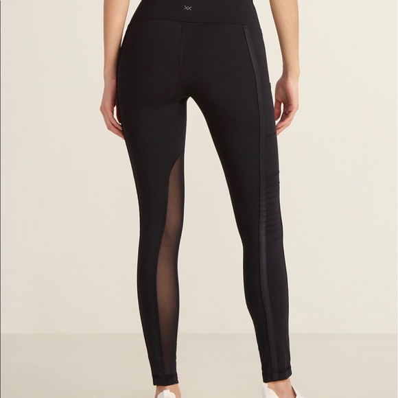 •VINA• HIGH QUALITY BLACK POCKET MESH LEGGINGS - Picture 2 of 7
